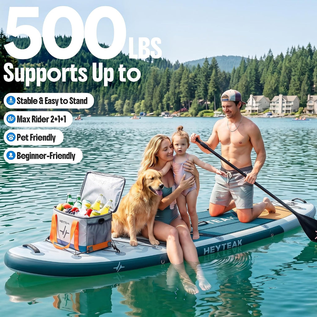 HeyTeak paddle board Surf Blue image 3